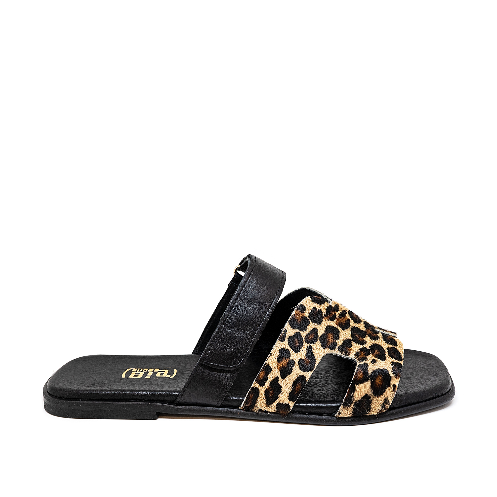 Bigshoes Bigshoes GA0111-01 Δερμάτινo Σανδάλι Μαύρο